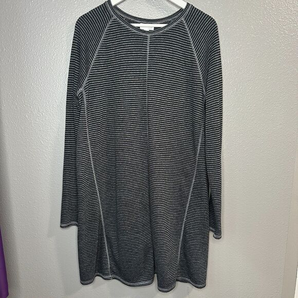 J. Jill Striped Sweater Dress Pullover Crewneck - Picture 9 of 9